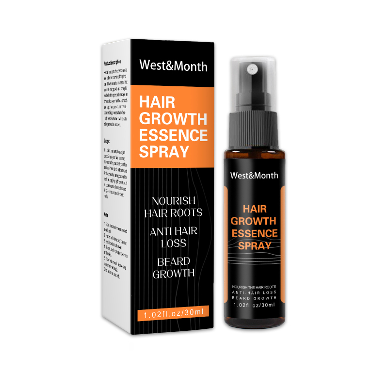 main West&Month Polygonum Multiflorum Anti-Loss Hair Care Solution, Hair Ginger Spray Thickening Hairline Treatment Solution