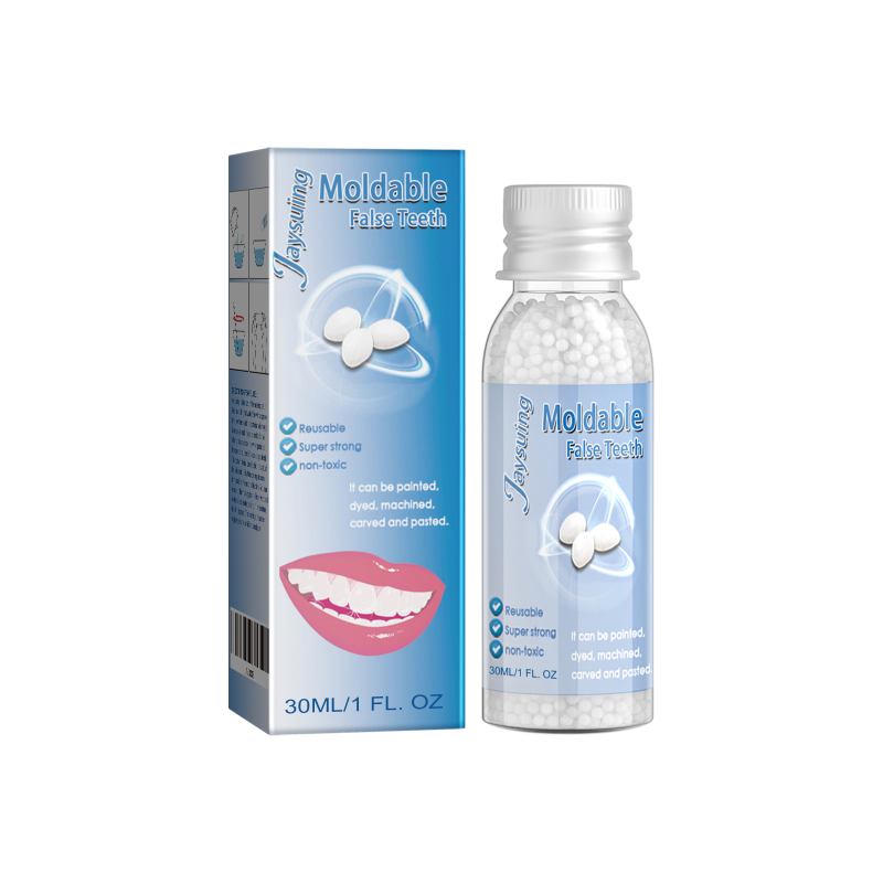 main Jaysuing Moldable Dental Filling Cavity Adhesive (30ml box), Film And Television Makeup Denture Modification Adhesive, False Dental Filling, Broken Tooth Temporary Dental Filling Adhesive