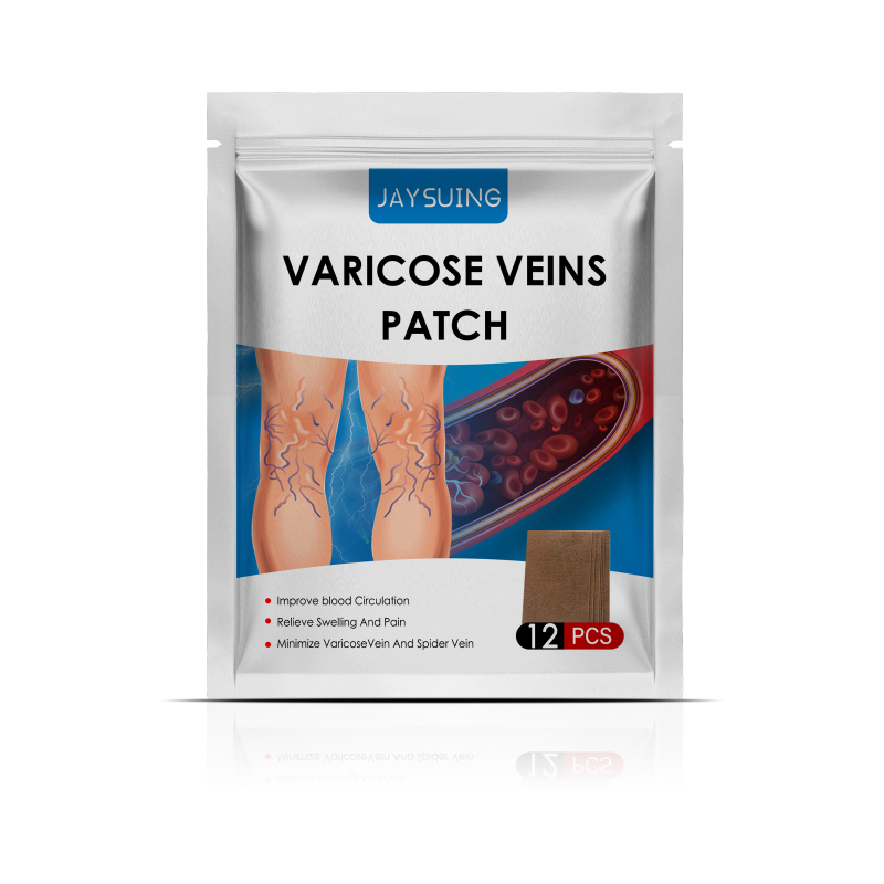 main Jaysuing Vein Repair Patch, Relieve Pain And Swelling Earthworm Leg Blue Veins Repair Plaster