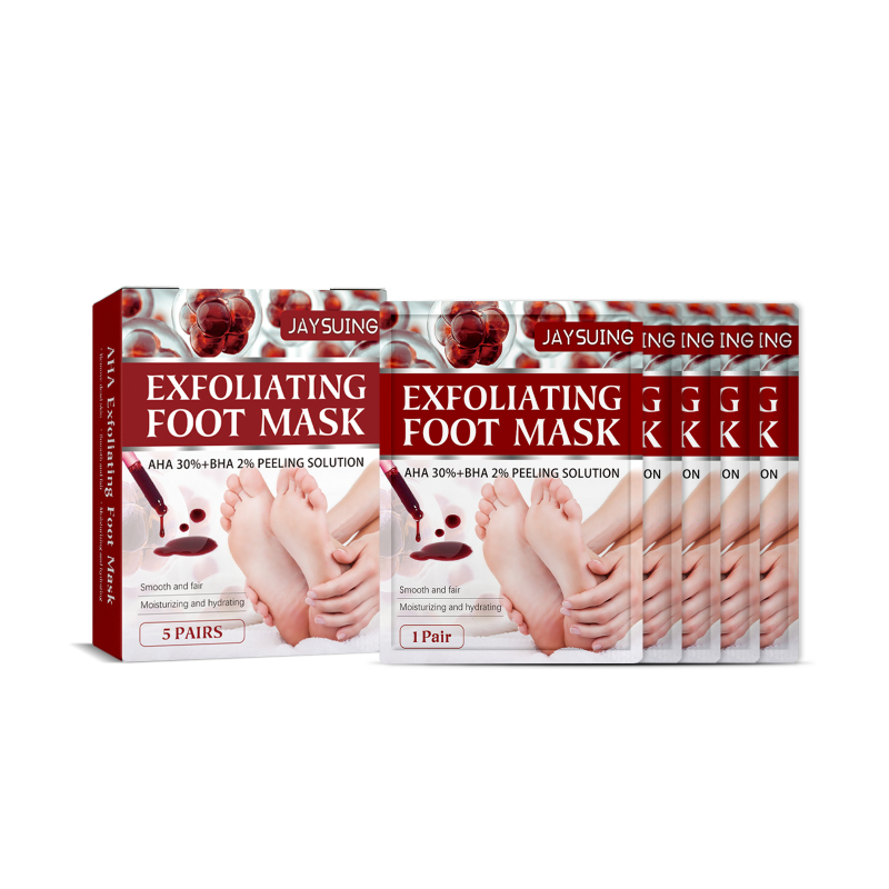main Jaysuing Acid Exfoliating Foot Mask, Moisturizes Tender Skin, Removes Calluses, Exfoliates Dead Skin, Hydrates And Beauts Feet