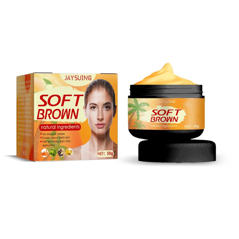 main Jaysuing Help Black Cream, Natural Wheat Tan Free Black Beach Tan Nourishing Massage Help Black Cream