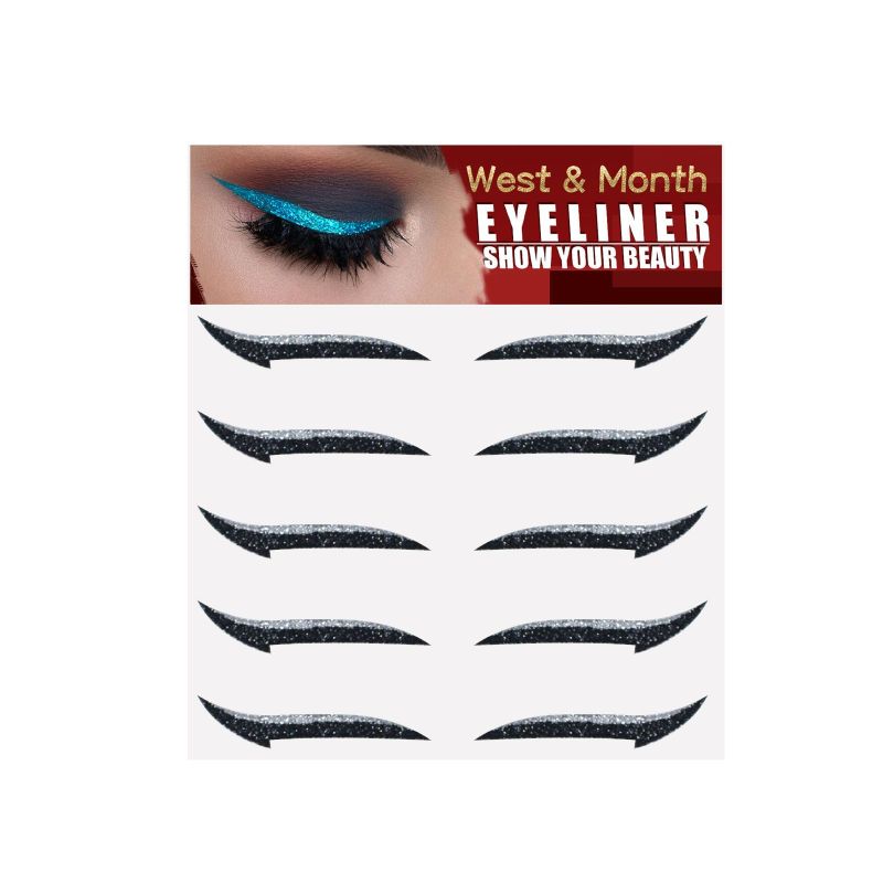 main West&Month Eyeshadow Stage, Makeup Eye Makeup, European And American Eyeliner Self-Adhesive Double Eyelid Eye Makeup