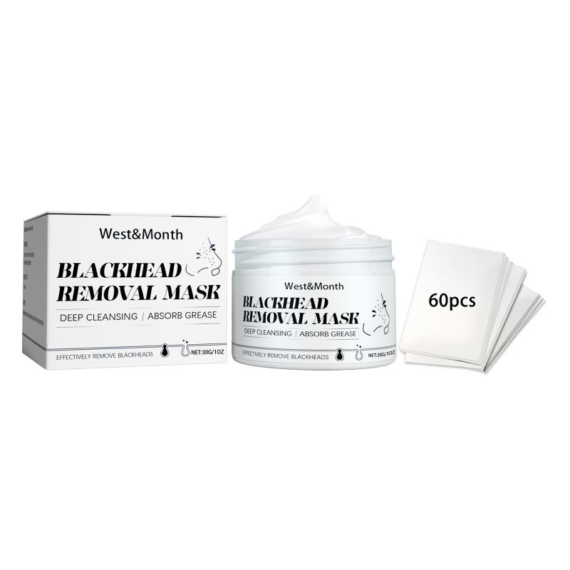 West&Month Removable Pullable Nourishing Nasal Mask - Refreshes And Cleanses The Skin Around The Nose. Creamy Daily Facial Treatment