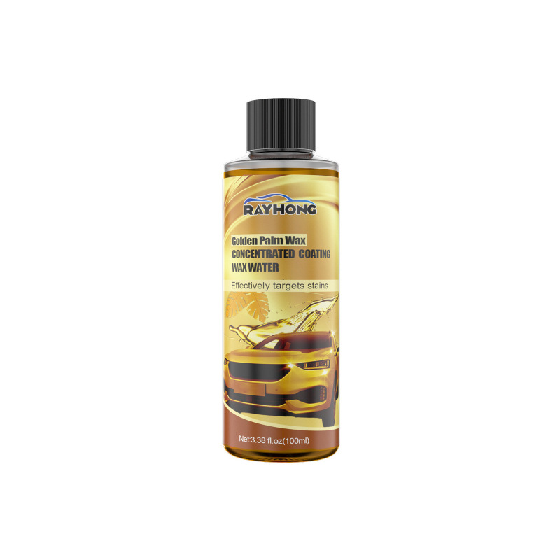Rayhong Golden Palm Wax Concentrated Coating Wax Water, Foam Cleaning Agent Special Decontamination Coating Car Wash Wax Water