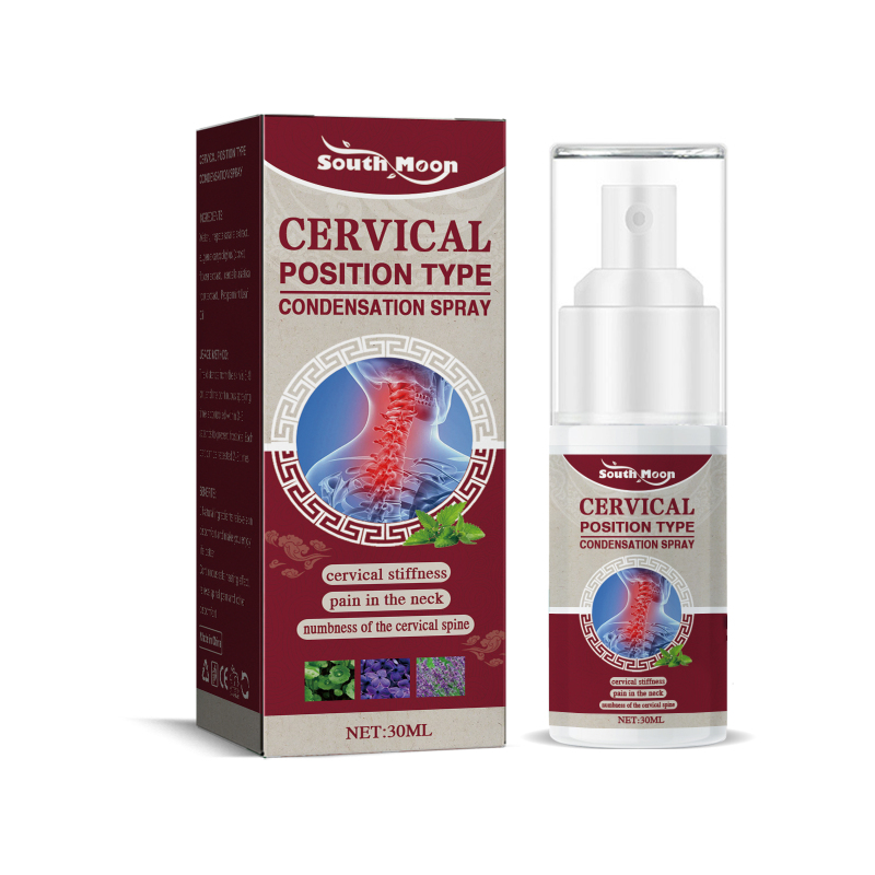 main South Moon Cervical Spine Condensation Spray, Relieve Cervical Joint Pain And Lumbar Spine Relaxation And Collateralization External Spray