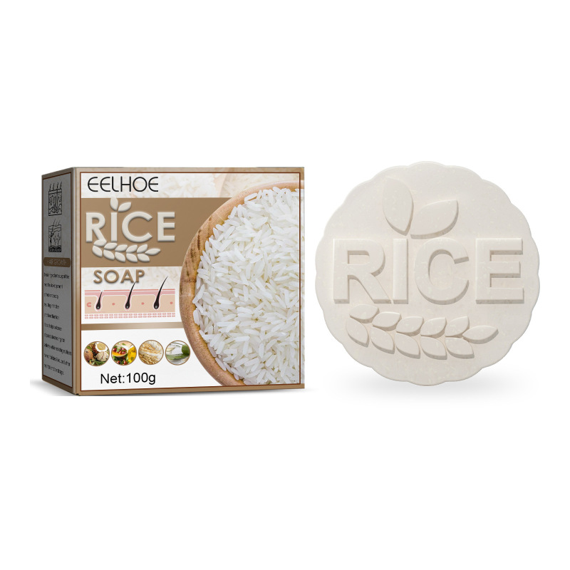 EELHOE Rice Wash Soap, Clean The Hair, Nourish The Hair, Nourish The Roots, And Strengthen The Hair
