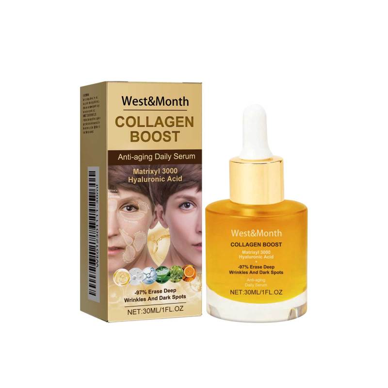 main West&Month Collagen Rejuvenating Essence, Hydrates And Restores Skin To Reduce Fine Lines