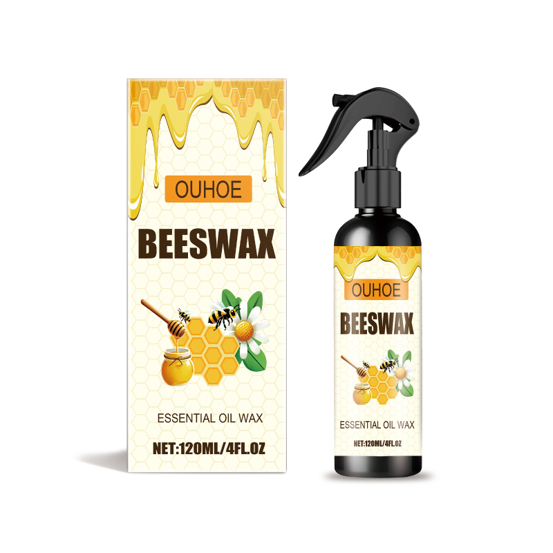 main OUHOE Furniture Beeswax Spray, Furniture Floor Care Polishing Waterproof Anti-Cracking Scratches Refurbished Care Wax