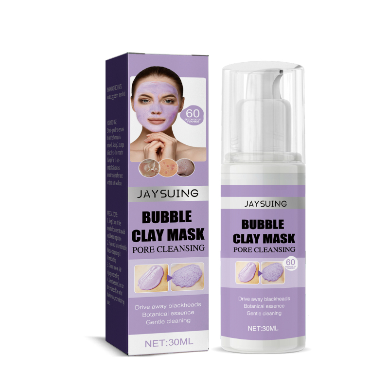 main Jaysuing Bubble Clay Mask, Remove Facial Blackheads, Pimples And Acne Clean Applicator Mask