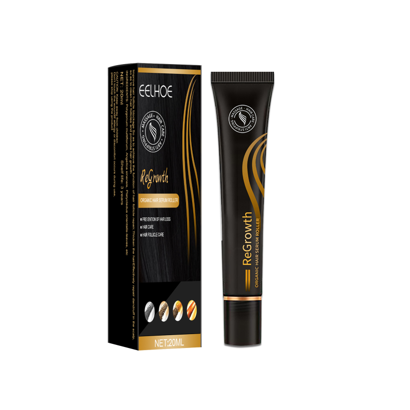 EELHOE Roller Hair Growth Massage Liquid (1pcs) Stimulates Scalp, Thickens Hair, Nourishes Hair Roots, And Is A Polygonum Multiflorum Nutrient Liquid