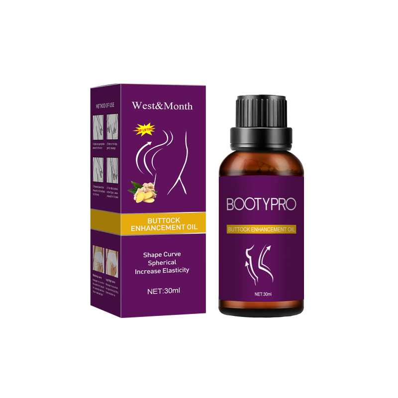West&Month Buttock Enhancement Oil (30ml) Lifting And Massage Oil Firming And Shaping The Body, Highlighting The Peachy Buttocks, Beautiful Curves And Lifted Buttocks