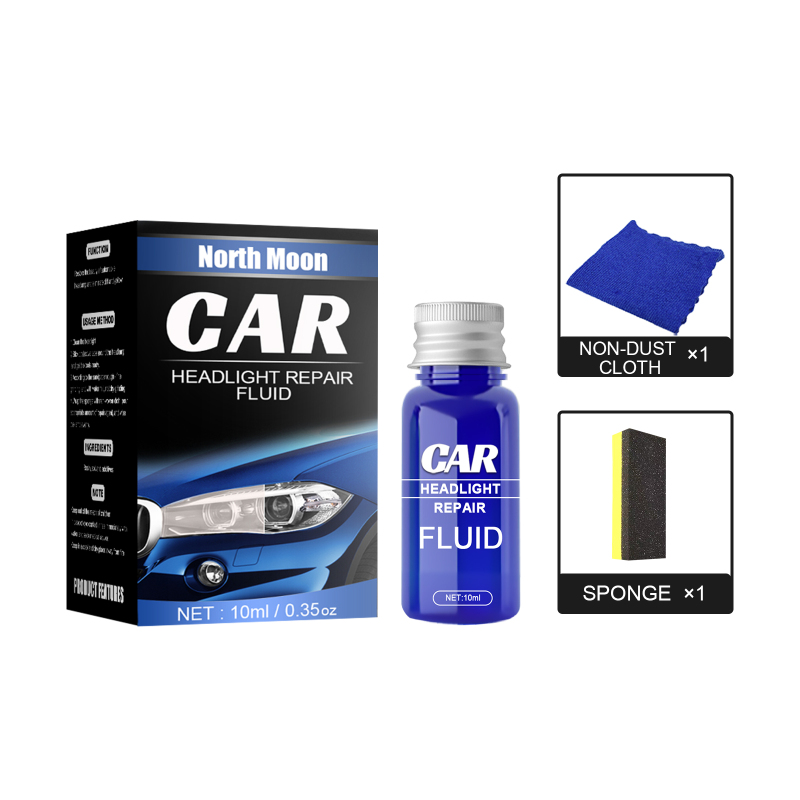 Rayhong Car Lamp Refurbishment And Repair Agent (10ml Set) Set Of Car Lamp Crystal Refurbishment And Repair Agent, Headlamp Repair Liquid