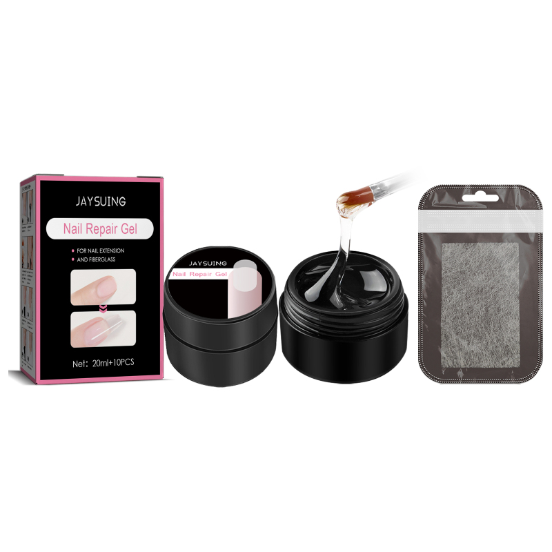 Jaysuing Fiber Extension Glue (Set) Nail Anti-Crack Nail Art Nail Light Therapy Extension Glue Burst Nail Glue