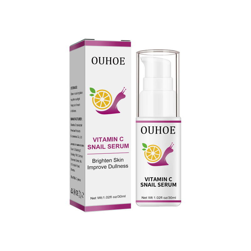 main OUHOE Vitamin C Snail Essence Gentle Moisturizing And Lustrous Facial Skin Care Essence Liquid