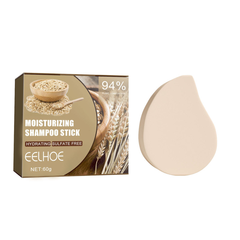 EELHOE Moisturizing Shampoo Stick, Scalp Clean-Dandruff Anti-Pruritic Hair Growth Anti-Shedding Nourishing Hair Care Shampoo Soap