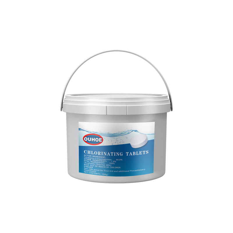 OUHOE Chlorinating Tablets, Water Cleaning Pool Cleaning Multifunctional Cleaning Effervescent Tablets