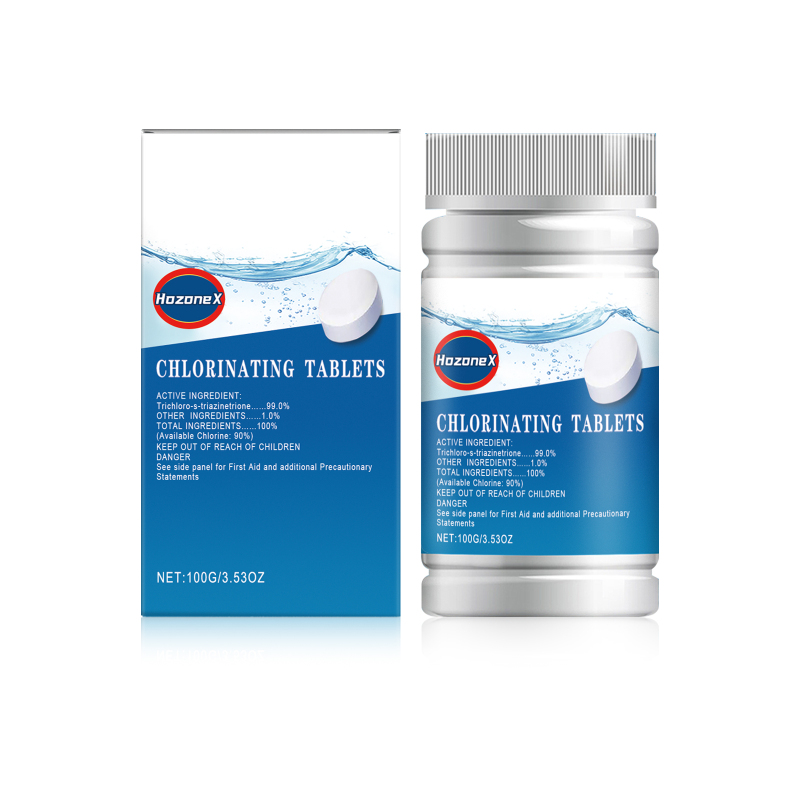 main HozoneX Dispersible Tablets, Maintain Pool Water Cleanliness, Keep It Fresh, And Provide An Enjoyable Swimming Experience. Multi-Functional Dispersible Tablets.