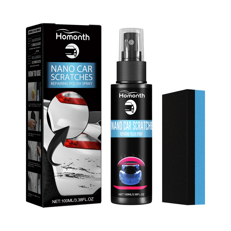 Homonth Scratch Repair Spray, Automotive Scratch Reconditioning Cleaning Repair Maintenance Brightening Care Paint Spray