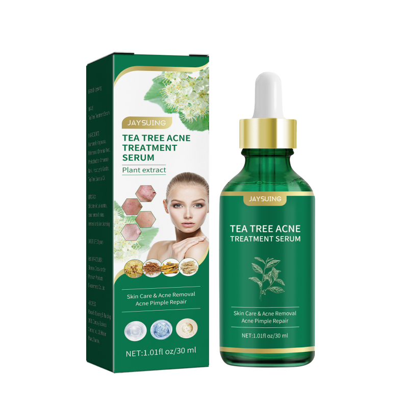 Jaysuing Tea Tree Oil Care Essence Gently Care For Facial Acne, Smooth, Refreshing And Moisturizing Facial Essence