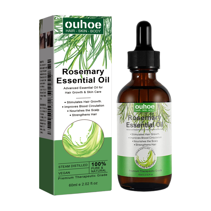 main OUHOE Rosemary Hair Essential Oil, Daily Care, Moisturizing, Smooth And Gentle Hair Care Essential Oil