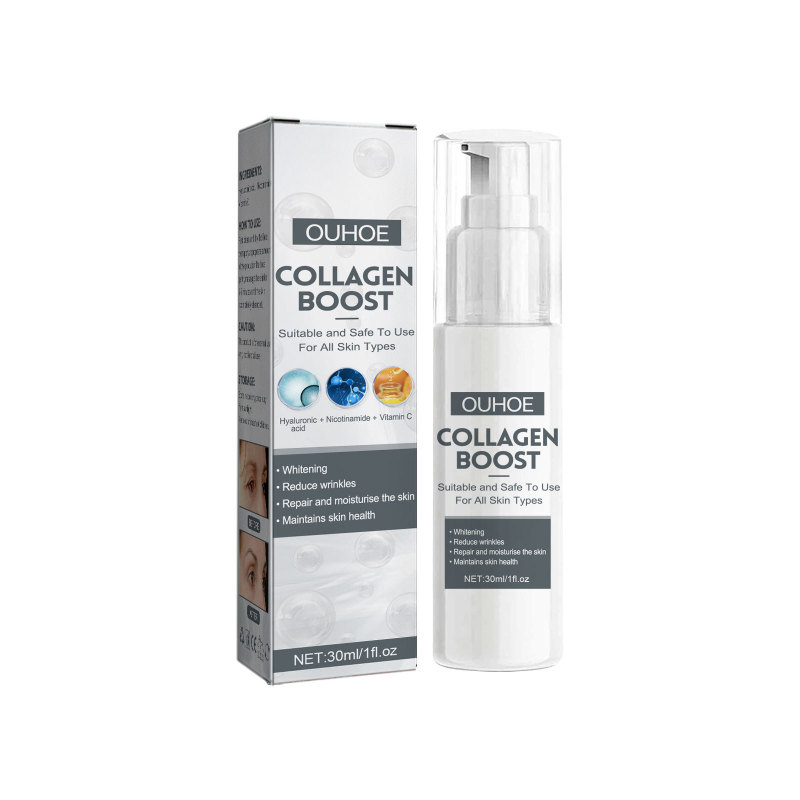 OUHOE Collagen Moisturizing Essence Firming Facial Skin And Reducing Fine Lines Around Eyes Moisturizing Eye Essence