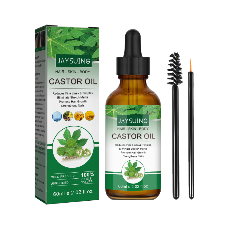 Jaysuing Dense Hair Castor Essential Oil, Prevent Hair Loss, Moisturize And Repair Thick Hair Essential Oil