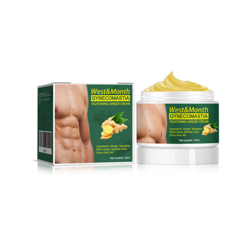 West&Month Chest Massage Cream, Gentle And Refreshing, Nourishing Daily Skin. Men's Chest Massage Care Cream