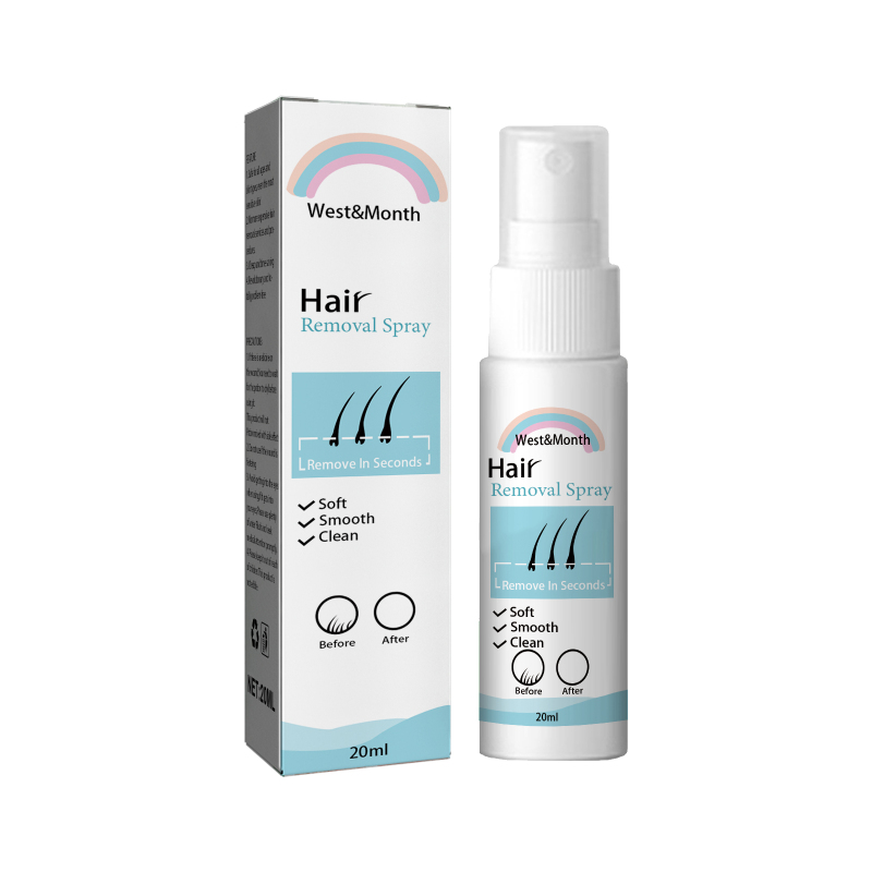 main West&Month Hair Removal Spray, Underarm Full Body Hair Removal Mild Formula Non-Irritating Hair Spray