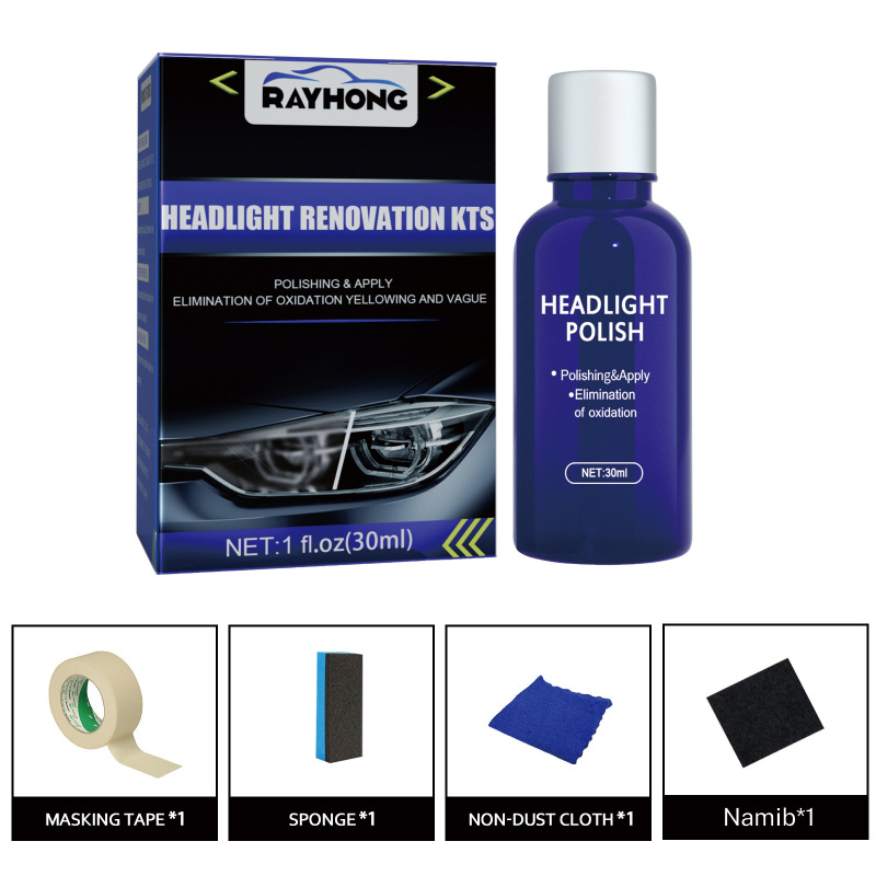 main Rayhong Headlight Renovation Kts, Car Headlight Coating Reconditioning Agent Car Light Plating Crystal Reconditioning Repair