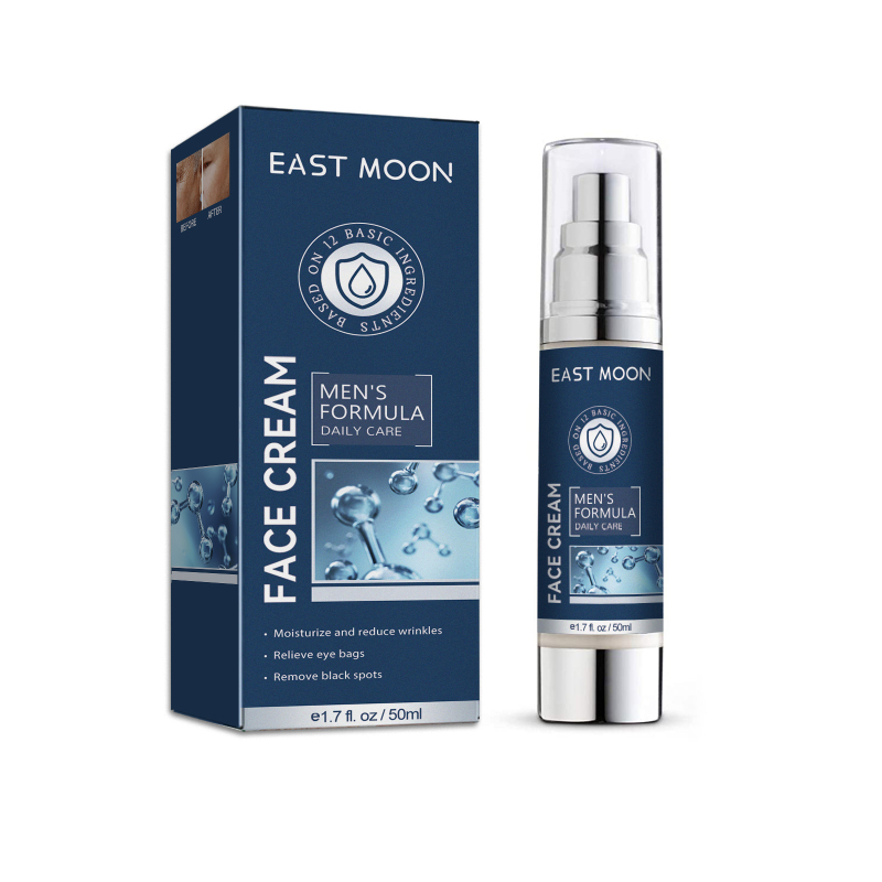 main East Moon 6 In 1 Face Cream For Men, Moisturizing And Smoothing Facial Cream For Fine Lines, Bags And Dark Circles