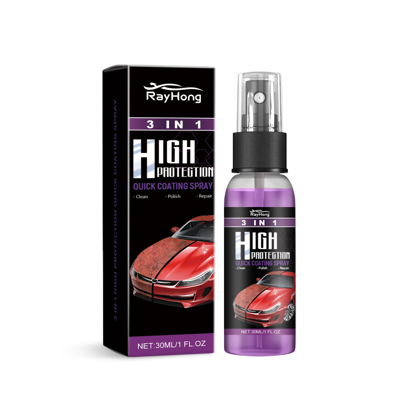 main Rayhong 3 In 1 High Protection Fast Car Paint Spray, Diy Paint Change Color Cleaning Coating Spray