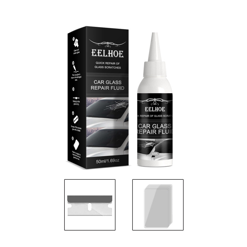 main EELHOE Automotive Glass Repair Adhesive, Windshield Crack Repair Adhesive Repair Adhesive Glass Repair Adhesive