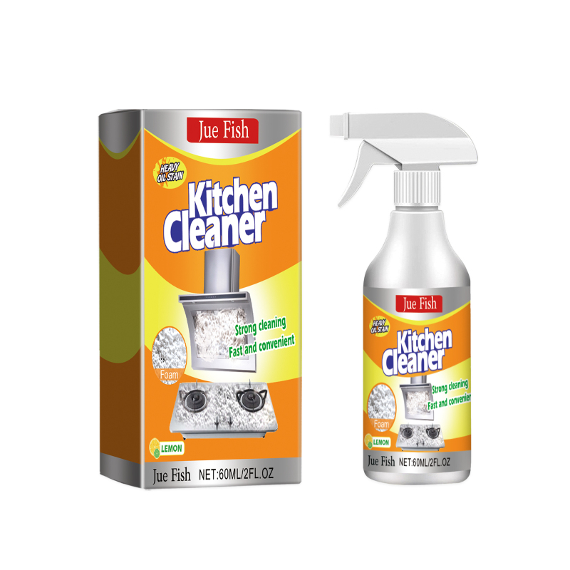 main Jue-Fish Kitchen Foam Cleaner, Household Kitchen Hood Heavy Oil Foam Cleaner Oil Clean