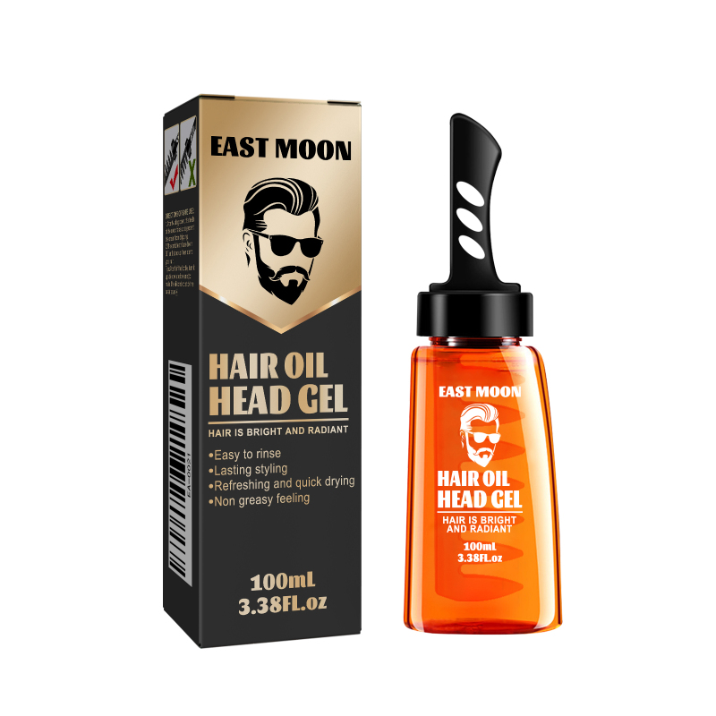 main East Moon Men's Hair Wax Comb Retro Oily Head Big Back Hair Shape Moisturizing And Long-Lasting Comb One Comb To Set The Shape