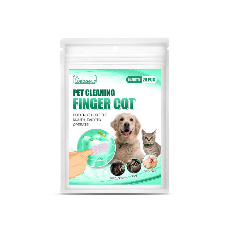 main Yegbong Pet Tooth Cleaning Finger Set, Dog Cat Cleaning Tartar Stone Oral Cleaning Care