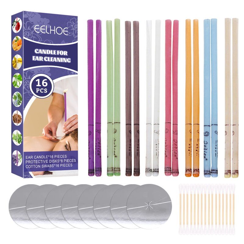 main EELHOE Natural Candle For Ear Cleaning, Relax Body And Mind Body Care Beauty Home With Plug Straight Tube Ear Candle