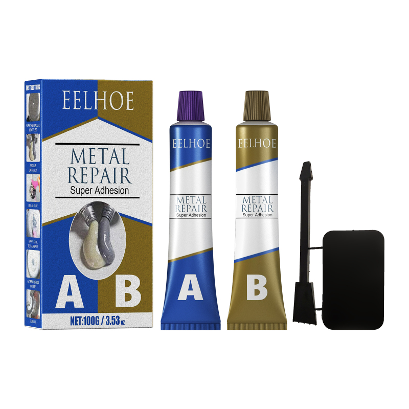 main EELHOE AbCasting Adhesive High Temperature Resistant Welding Adhesive For Metal Castings Crack Repair Agent Leak-Blocking Waterproof Electric Welding