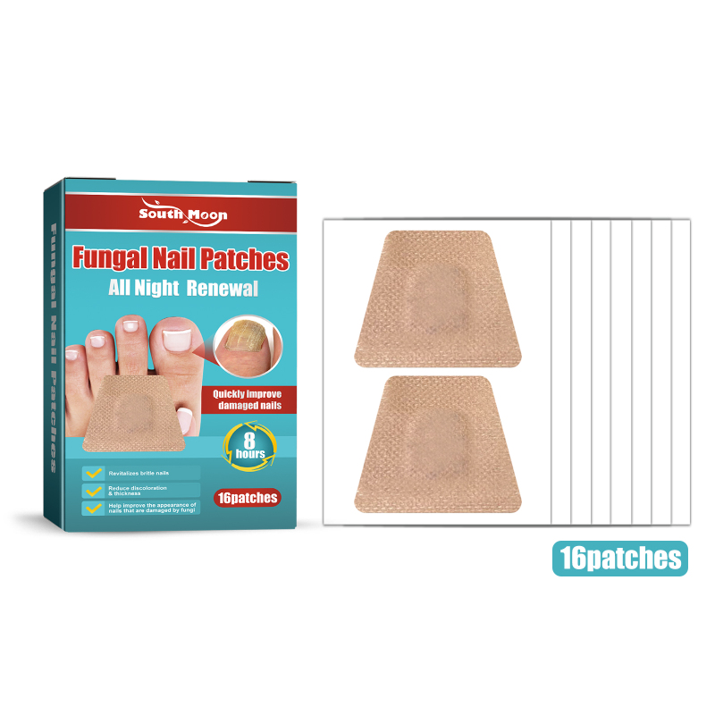 main South Moon Nail Care Night Patch, Nail Moisturizing And Brightening Care Soft Nail Thickening Nail Patch