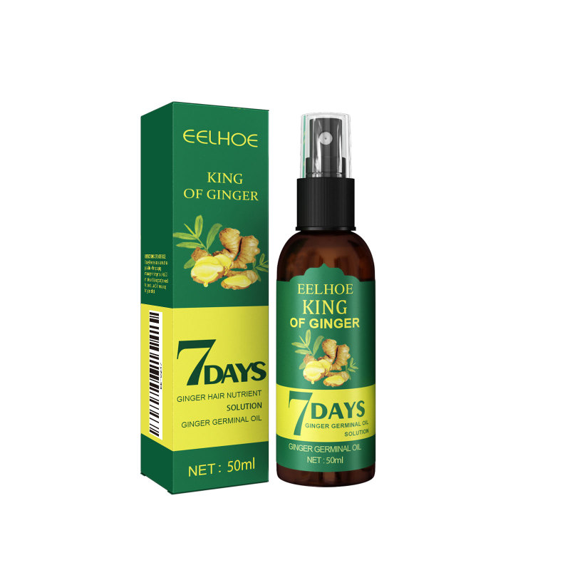 main EELHOE Ginger Hair Spray (50ml Box) - Gentle Daily Care For Shiny, Smooth And Healthy Hair, Improving Dryness Of Hair Quality
