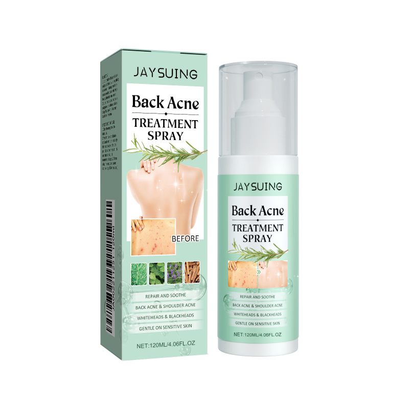 main Jaysuing Back Acne Repair Spray, Repair Body Acne Fade Acne Mark Skin Care Spray