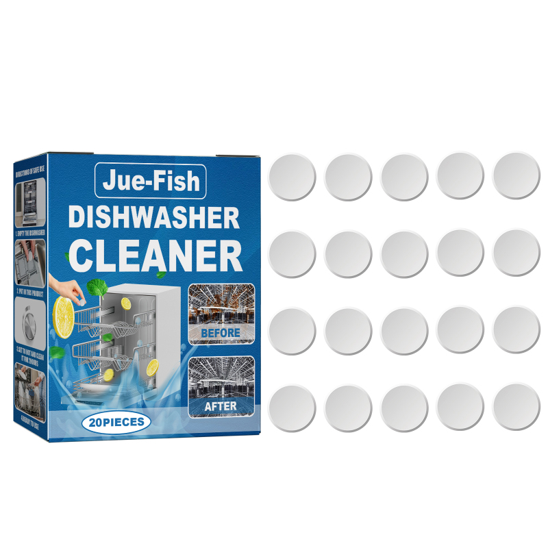 main Jue-Fish Dishwasher Cleaning Sheet Desktop Built-In Drawer Dishwasher Cleaning Sheet For Decontamination And Oil Stain Removal