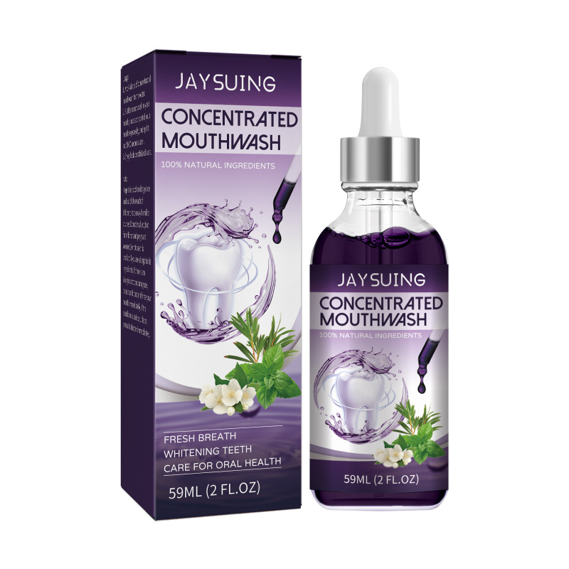 main Jaysuing Concentrated Mouthwash, Clean Mouth Fresh Brightening White Teeth Mouthwash