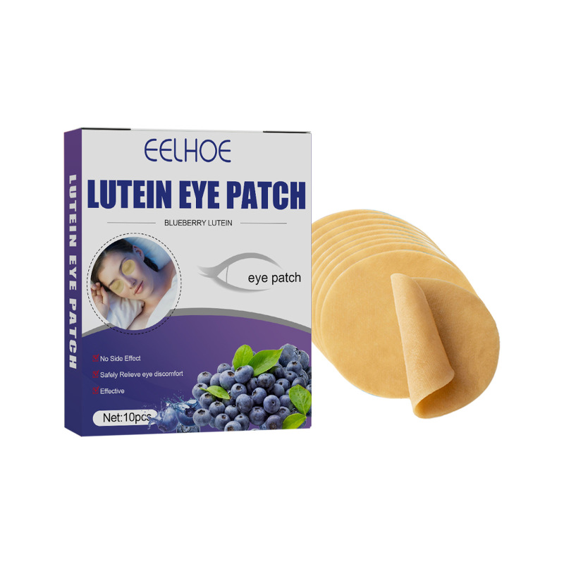 main EELHOE Blueberry Lutein Eye Care Patch, Relieve Eye Fatigue Cold Compress Sleep Eye Care Close Eye Mask Patch