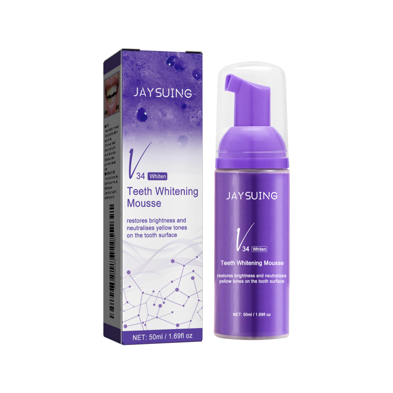 main Jaysuing v34 Brightening Tooth Toothpaste, Whiten Teeth Correct Yellow Teeth Clean Stains Mouth Cleaning Toothpaste