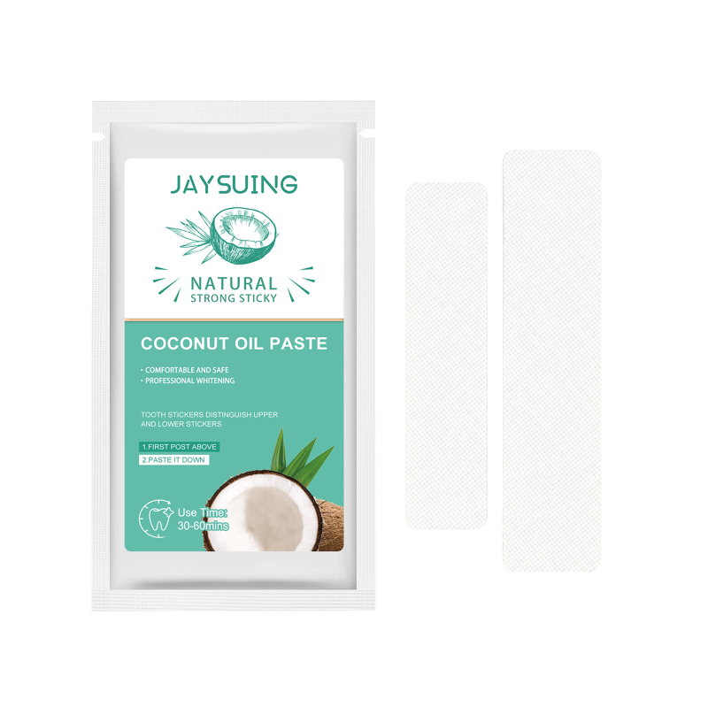 main Jaysuing Coconut Oil Whitening Tooth Patch, Clean Teeth Stains Brightening Teeth Oral Care Whitening Tooth Patch