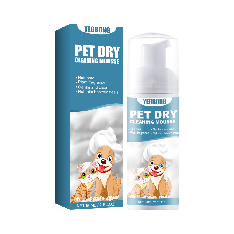 main Yegbong Pet Dry Cleaning Mousse Body Wash For Young Cats And Dogs Wash Free To Remove Odor And Smooth Hair Cleaning