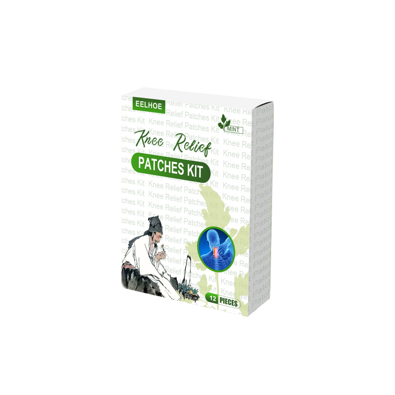 main EELHOE Knee Relief Patches Kit, Maintenance Knee Joint Lumbar Pain Relief Pain Plaster Wormwood Patch