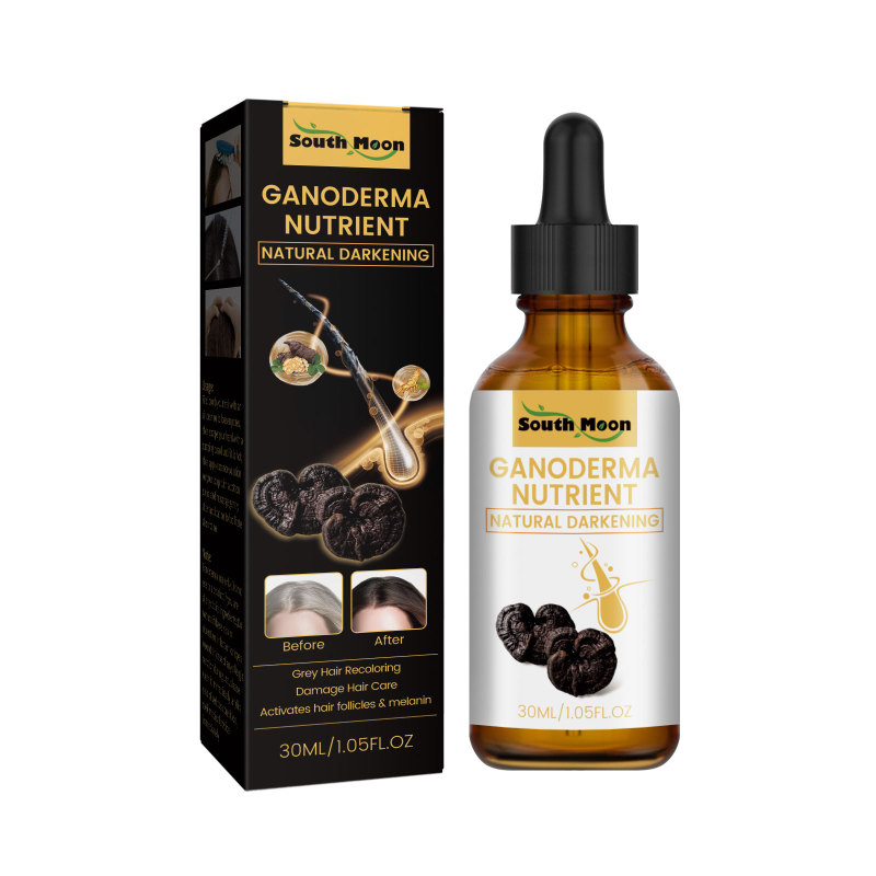 main South Moon Black Ganoderma Lucidum White Black Black Hair Nourishing Hair Nourishing Hair Moisturizing Hair Repair Massage Essence