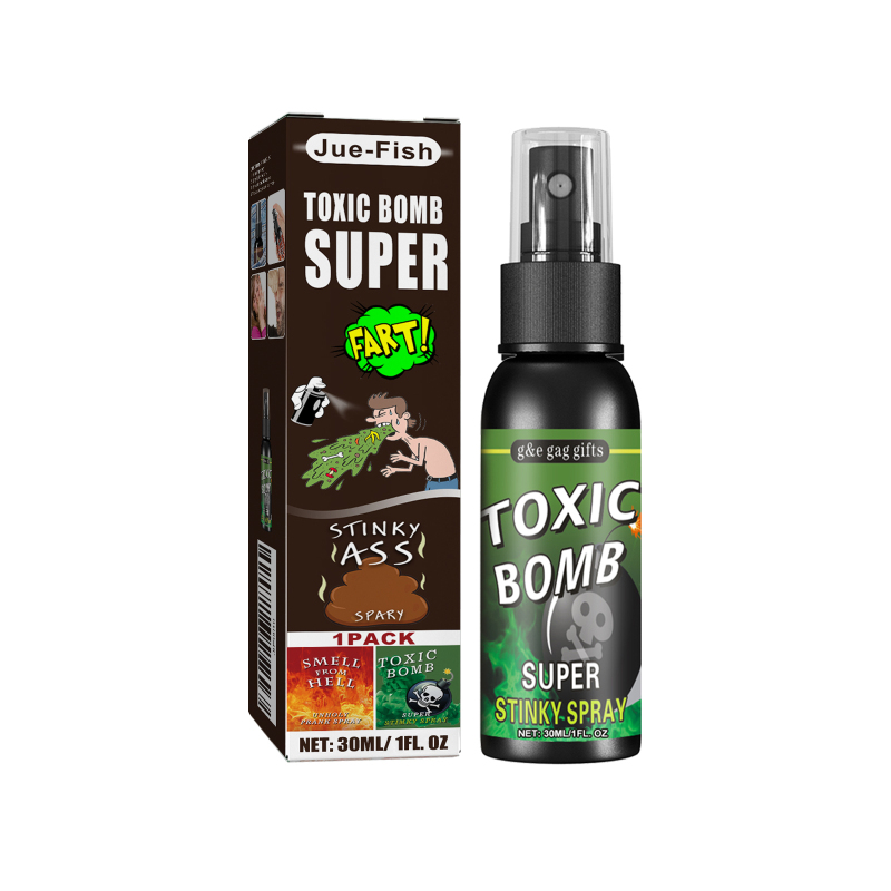 Jue-Fish Smelly Spray (Green) - Humiliating Toy Prank Smelly Humiliation Entertainment Poop Smell Hell Smell Bomb Smell