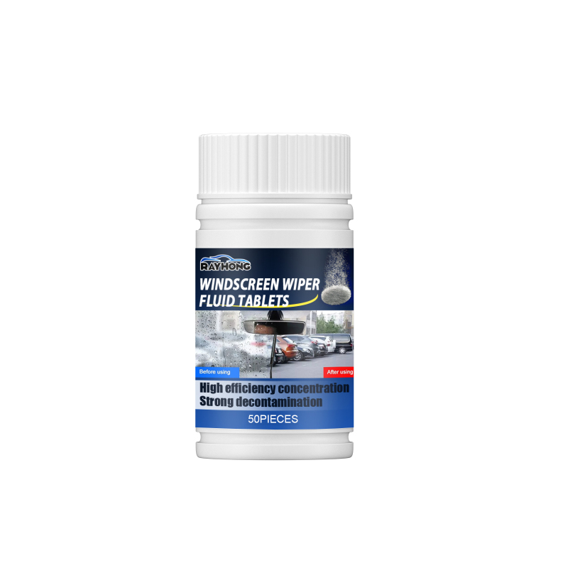 main Rayhong Windshield Cleaner Effervescent Tablet, Clean Decontamination Remove Shellac Film Wiper Effervescent Tablet